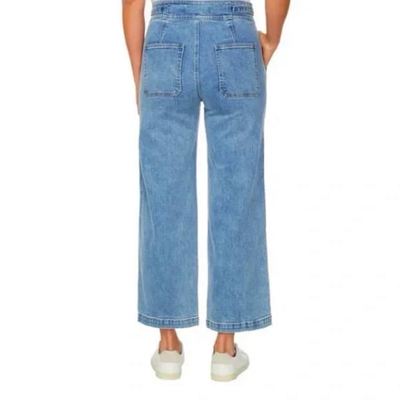 HUDSON Wide Leg Crop Jeans - Picture 6 of 9